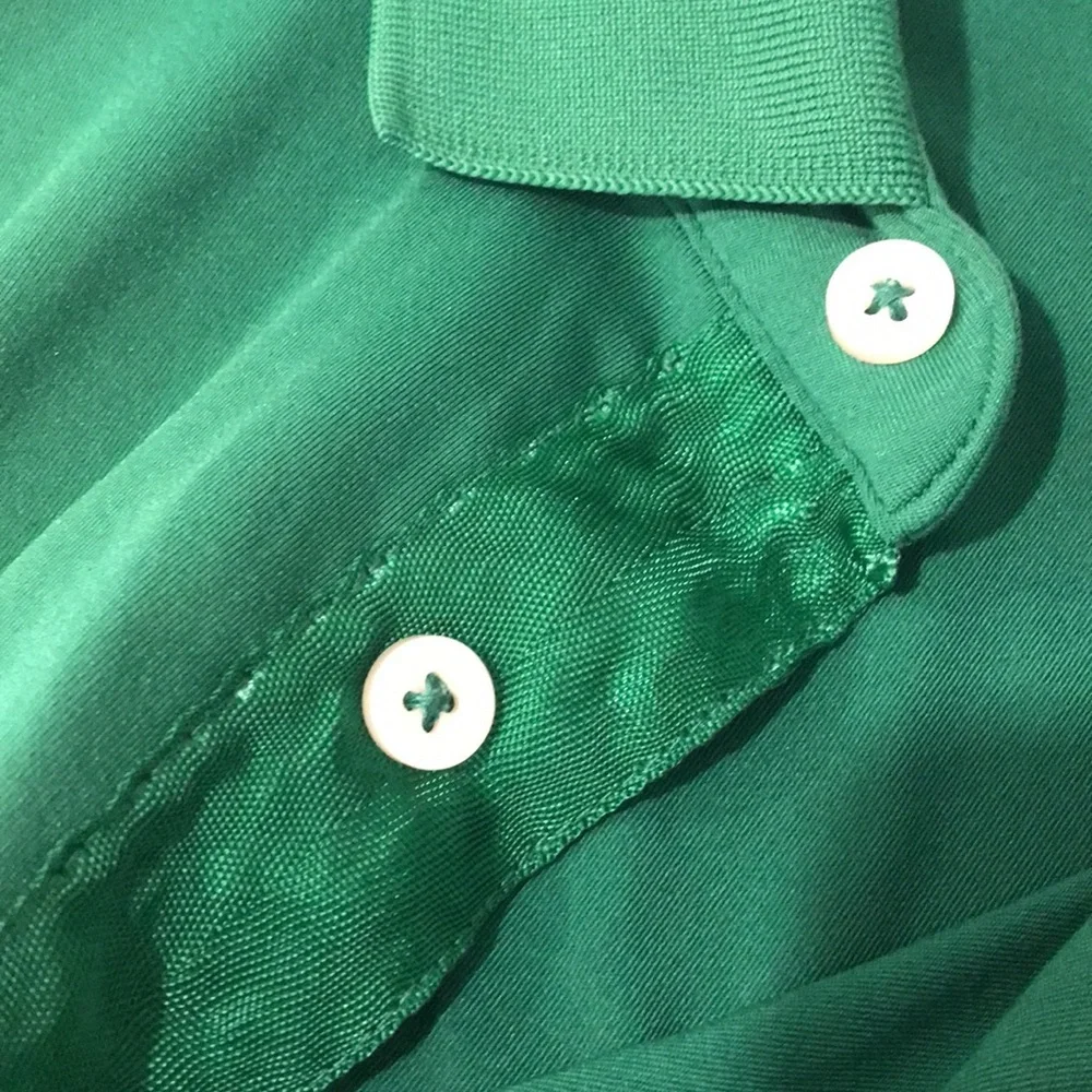 RLX Ralph Lauren Shirt‎ Mens Large Green Black Label Golf Embroidered Lakewood